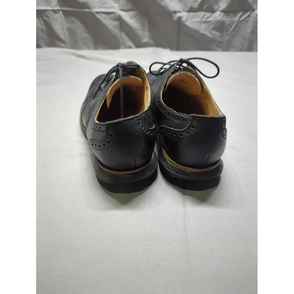 Cole‎ Haan Grand.OS Mens 12 Black Leather Wingtip Oxford Dress Shoes C13412